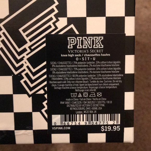 PINK VS 3 pack of socks - Picture 2 of 2